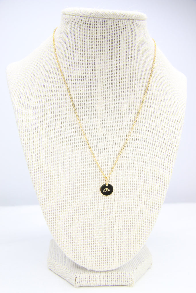 "Faithful" rainbow necklace